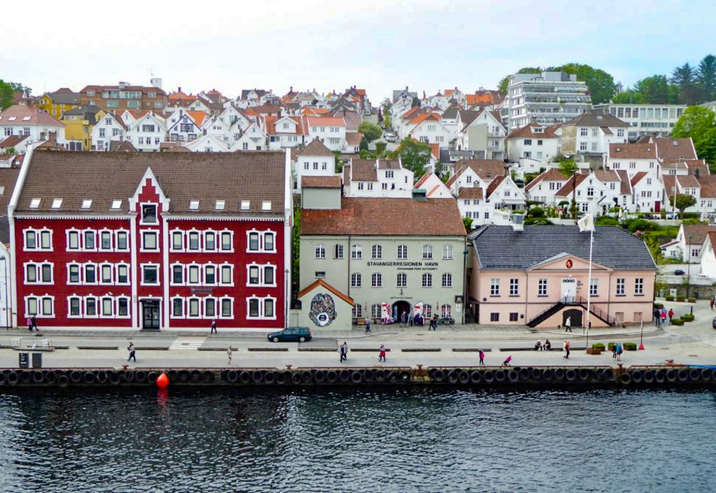 Strollng the waterfront is one of the best things to do in Stavanger Norway