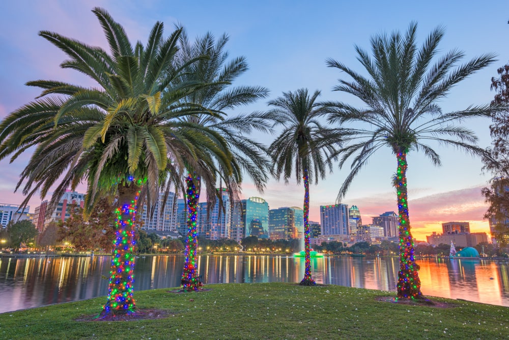 Orlando, Florida is one of the best places to visit in December in the USA!