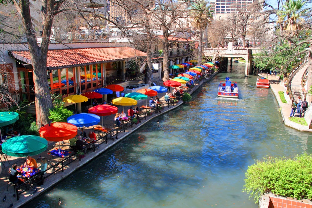 The Riverwalk in San Antonio, Texas