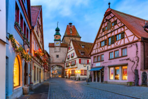 Rothenburg ob der Tauber is one of the best places to do in winter in Europe!