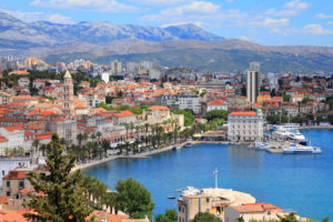 A view of Split, Croatia, which offers a rich history and fun things to do!