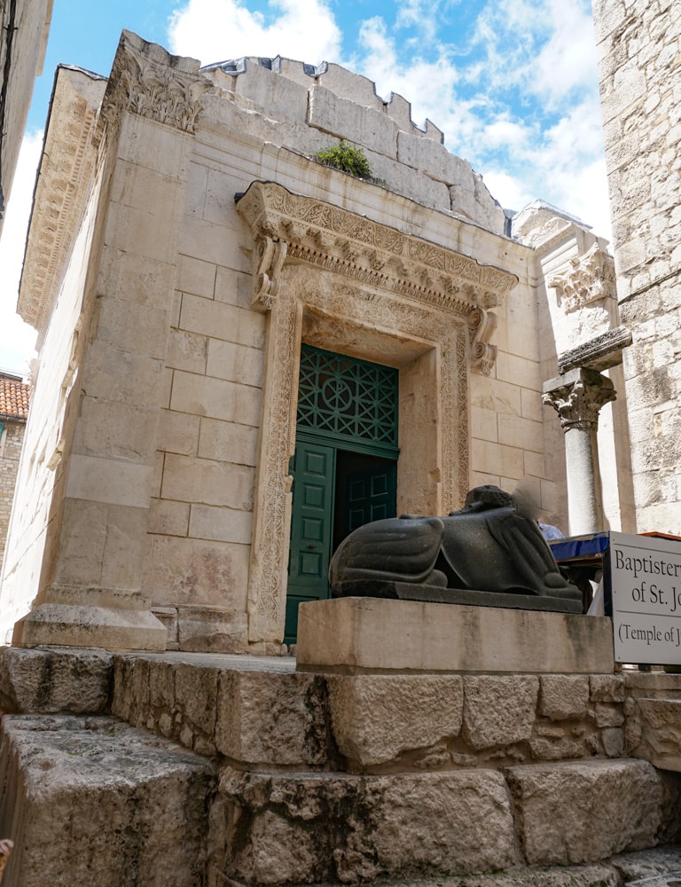 The Temple of Jupiter in Split, Croatia