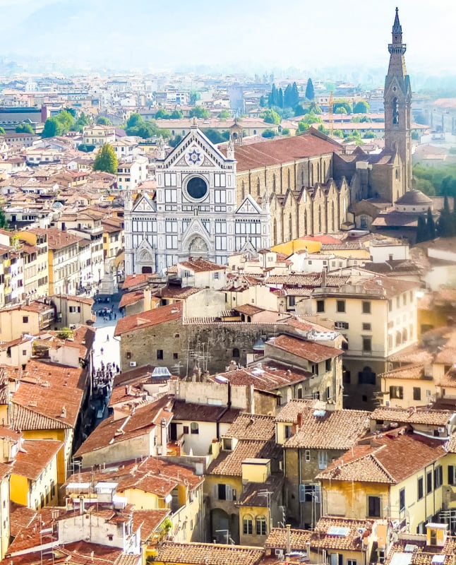 Basilica Santa Croce in Florence, Italy