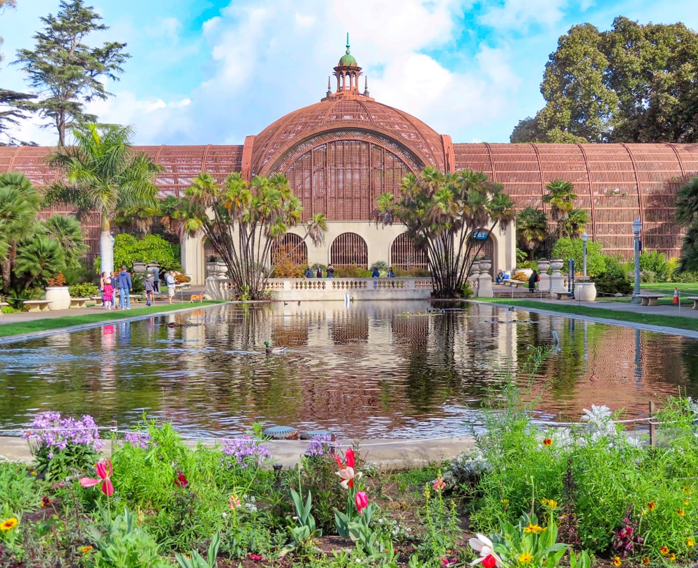 Botanical Building in Balboa Park, San Diego, CA