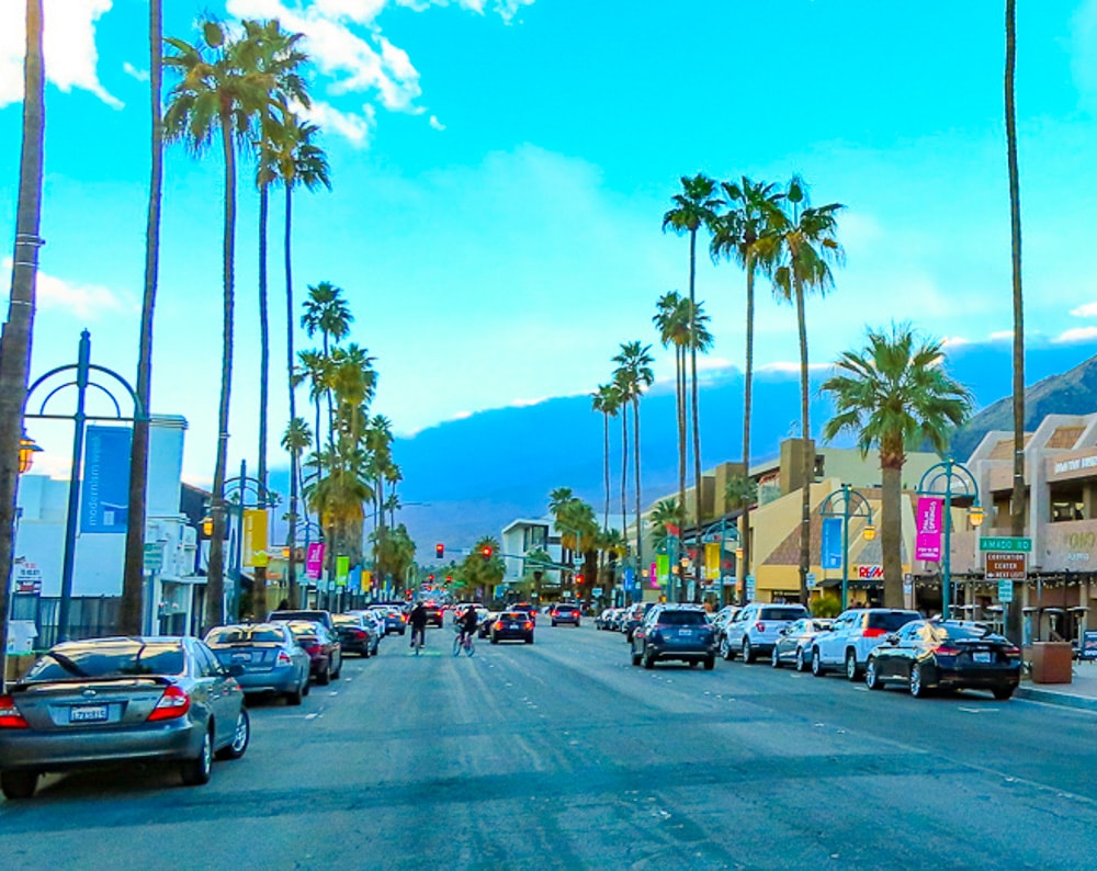 Palm Canyon Drive in Palm Springs, CA