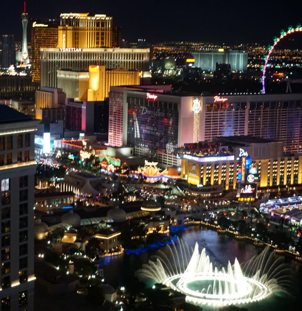 Las Vegas Boulevard at night