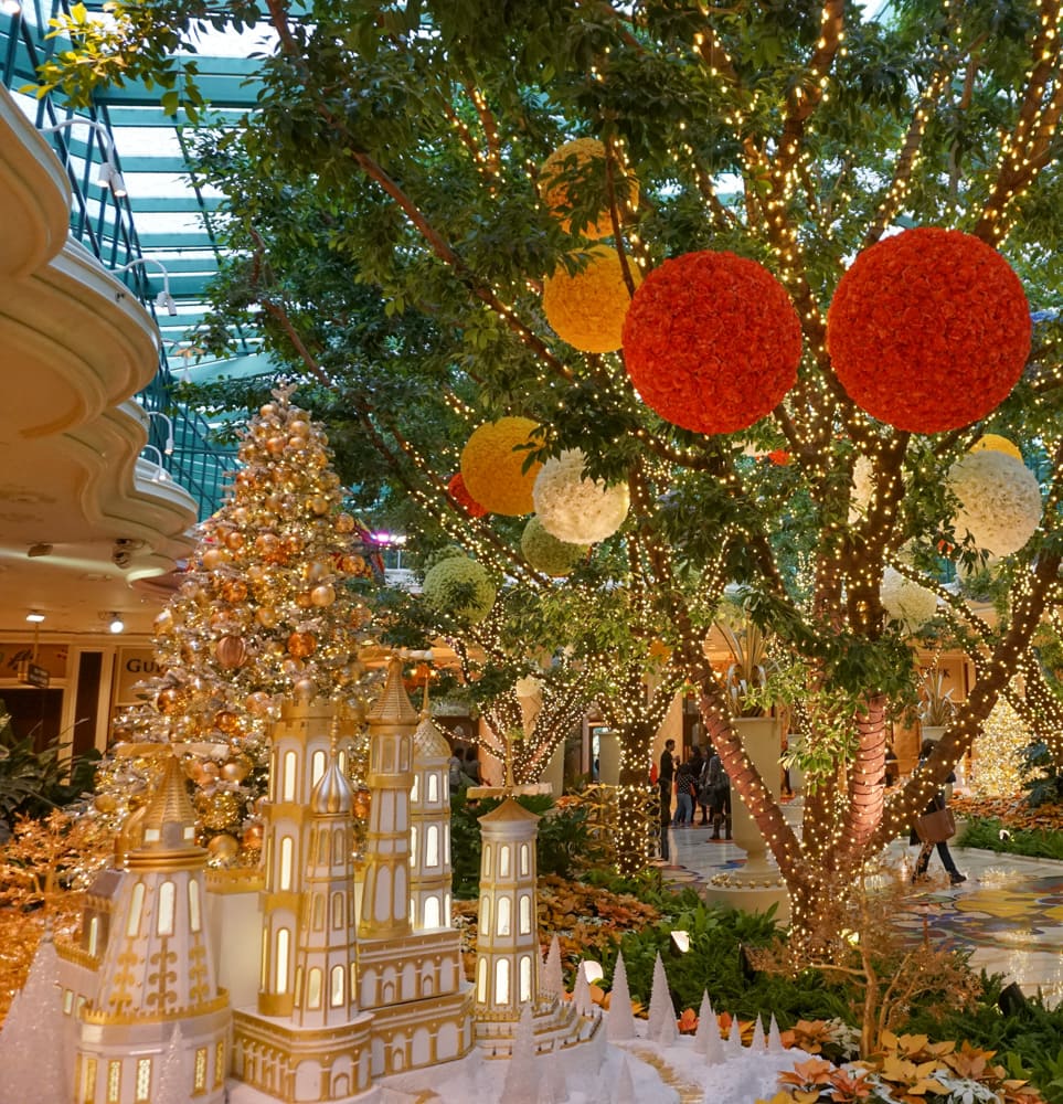 Christmas decor at The Wynn in Las Vegas, Nevada