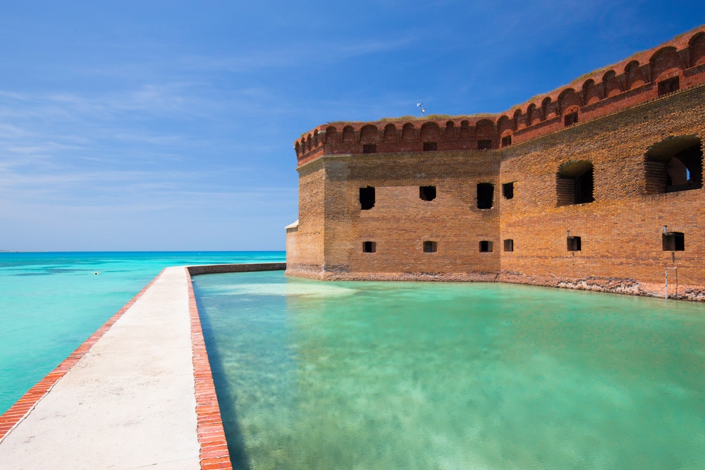 Fort Jefferson in Dry Tortugas National Park in Florida