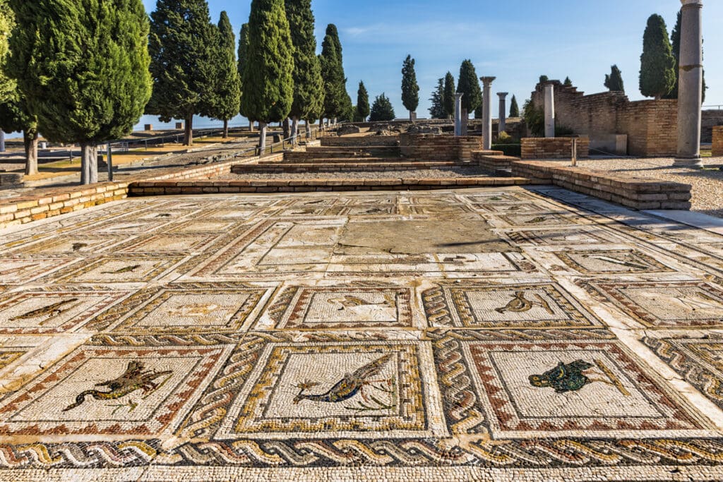Mosaics at Italica near Seville, Spain