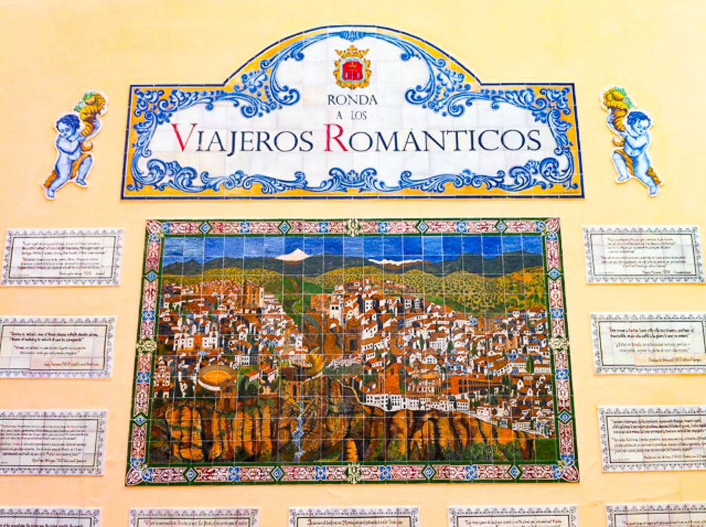 A mural in Ronda, Andalusia, Spain