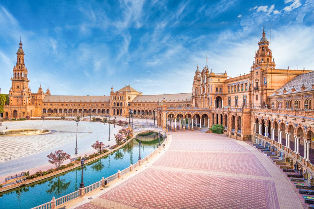 Exploring the Plaza de Espana is one of the top things to do in Seville in winter.