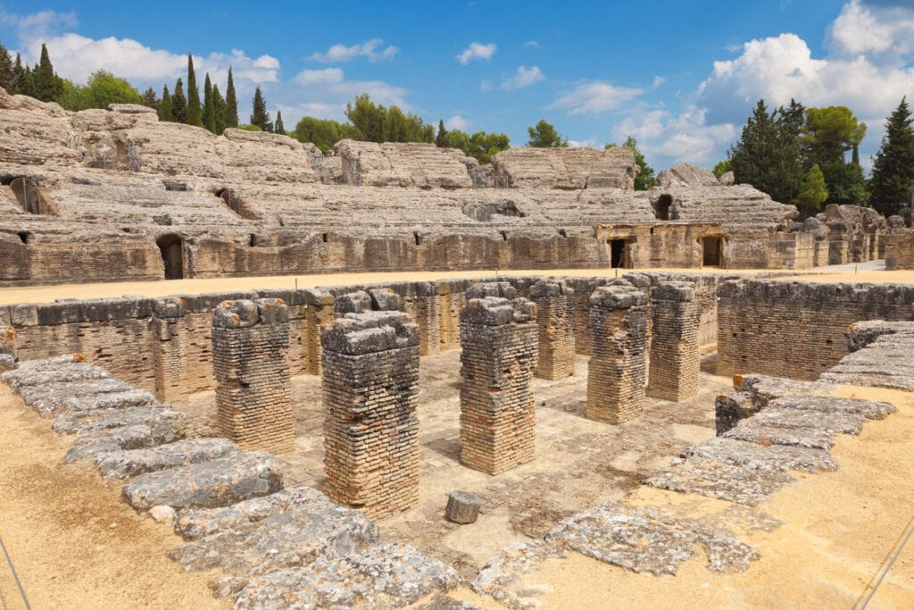 Amphitheatre, Italica, Spain