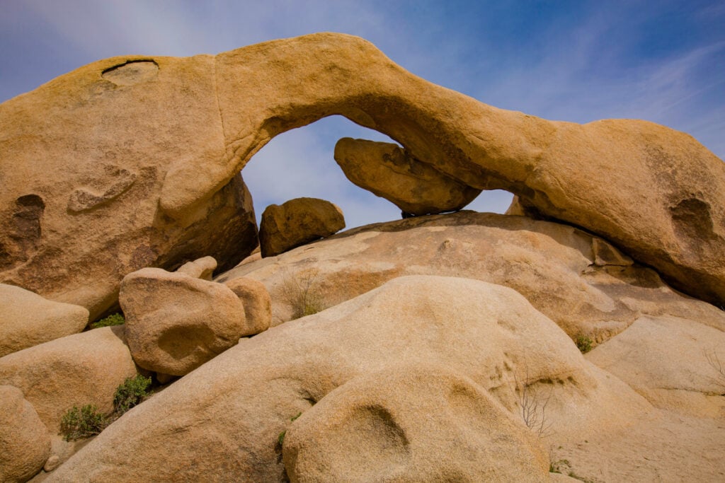 Arch Rock in Joshua Tree NP, California