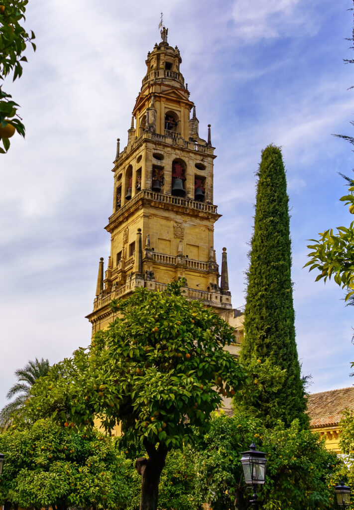 Mezquita bell tower in Cordoba, Spain