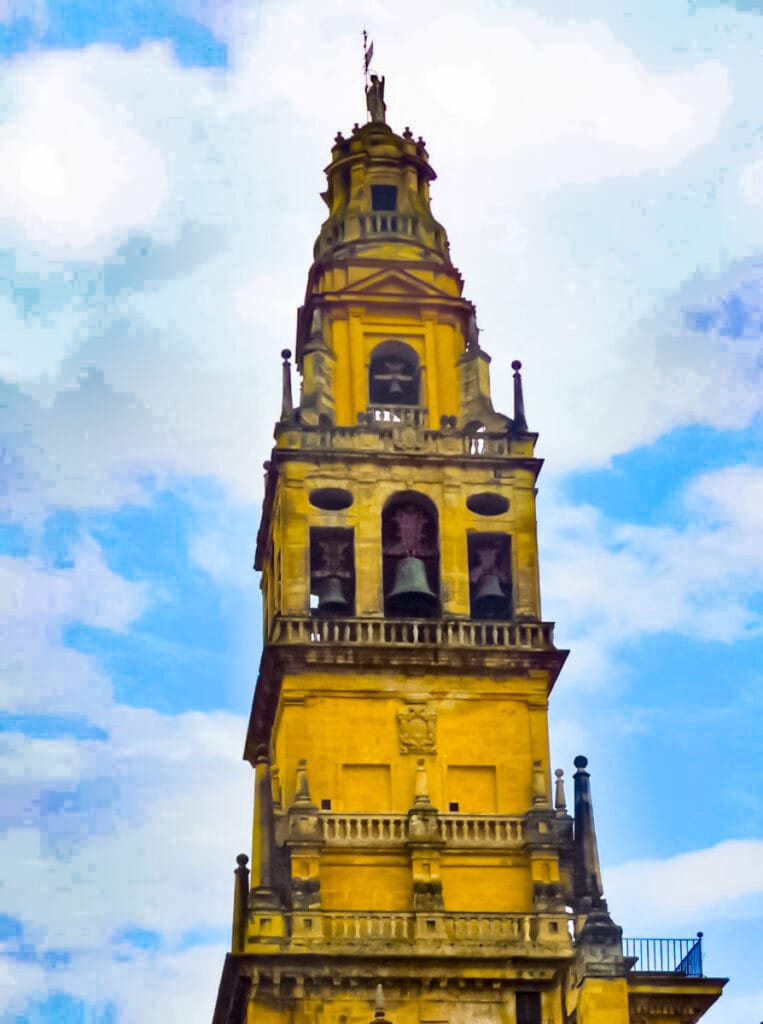 The bell tower of the Mezquita in Cordoba, Spain