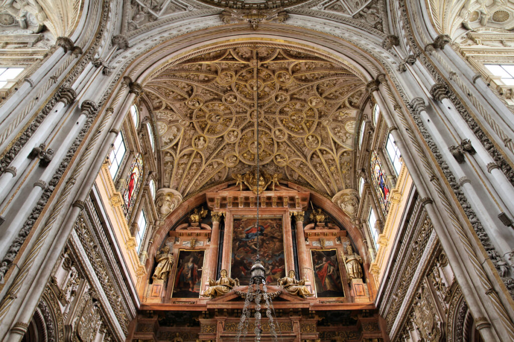 Renaissance cathedral in the Mezquita of Cordoba, Sapin