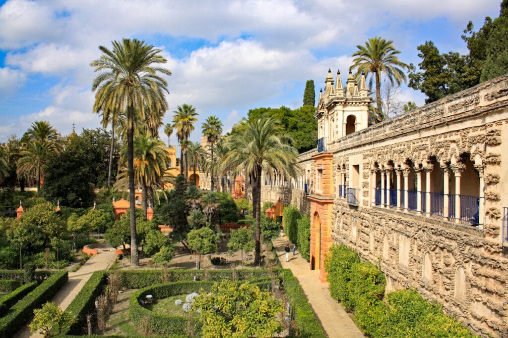 Gardens of the Royal Alcazar of Seville, Spain