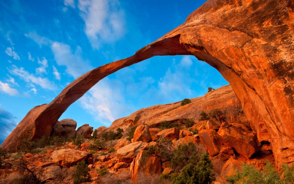 Landscape Arch in Arches National Park, UT
