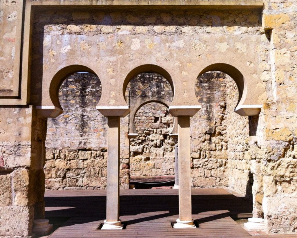 Ruins at Medina Azahara in Cordoba Spain