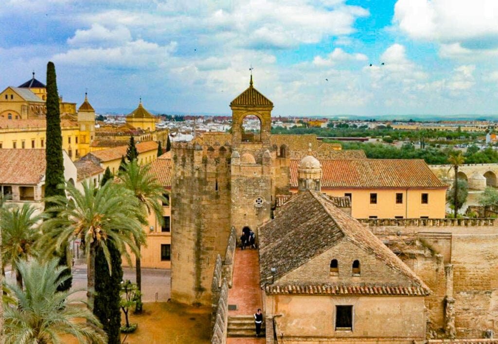 A view from the Alcazar in Cordoba Spain