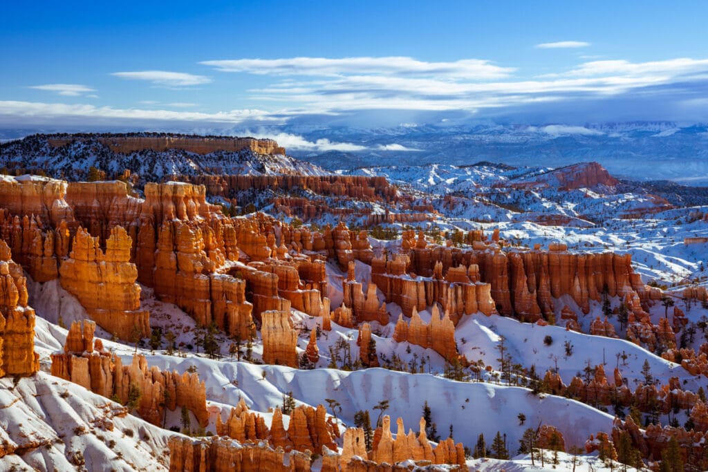 Winter in Bryce Canyon National Park, UT