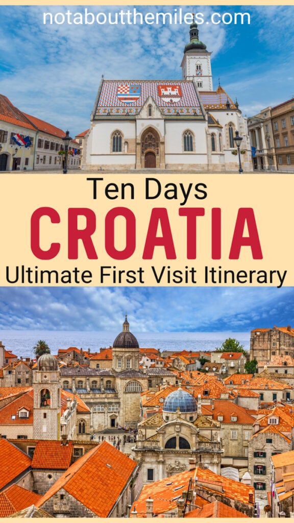 Discover the perfect itinerary for your first visit to Croatia! From Dubrovnik, Split, Hvar, and Zagreb to Plitvice and Krka National Parks, see the best of Croatia in 10 days!