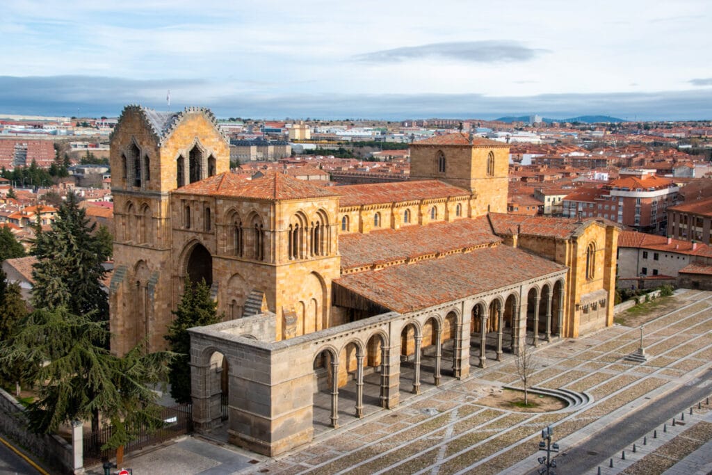 Basilica de San Vicente in Avila, Spain