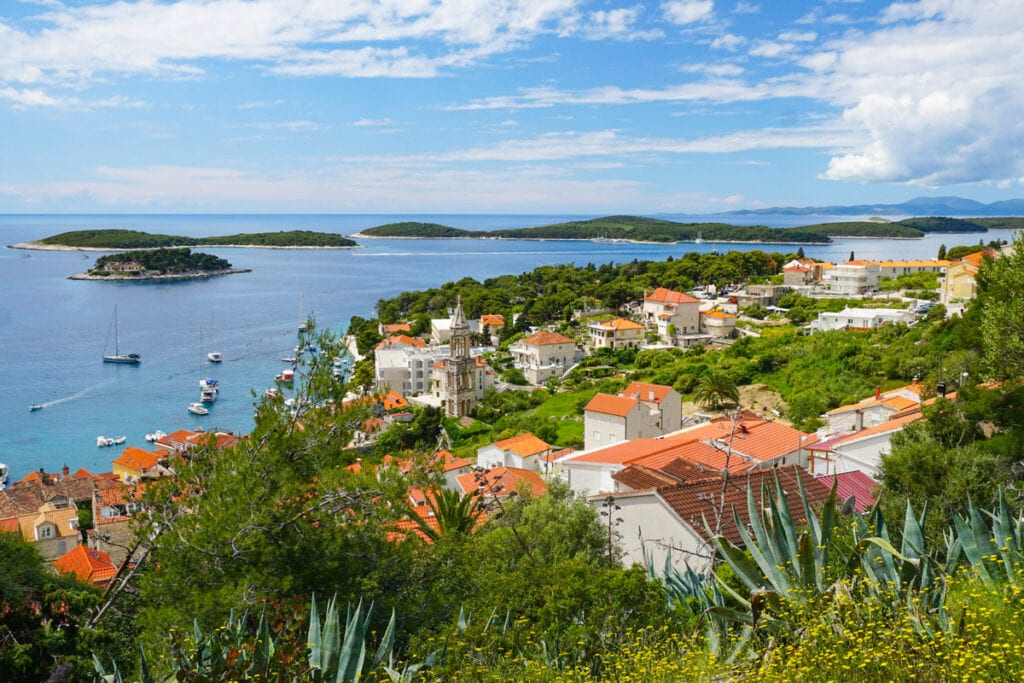 The Pakleni Islands near Hvar, Croatia