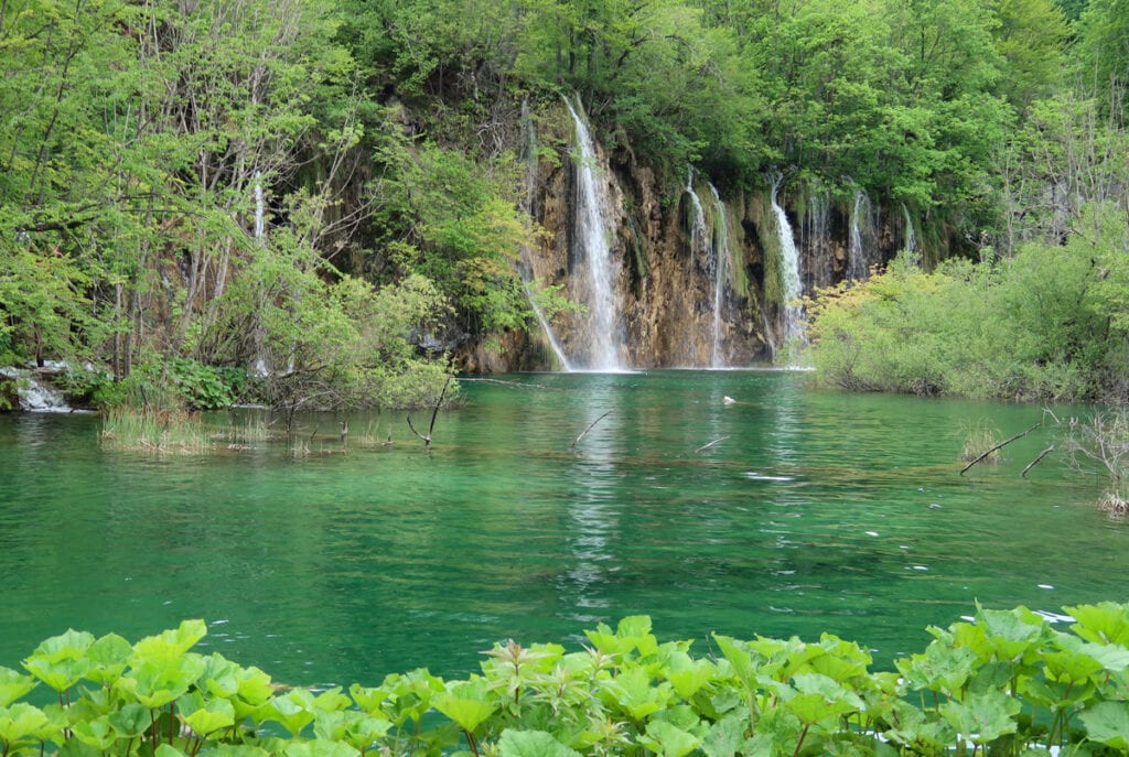 One of the Plitvice Lakes in Croatia