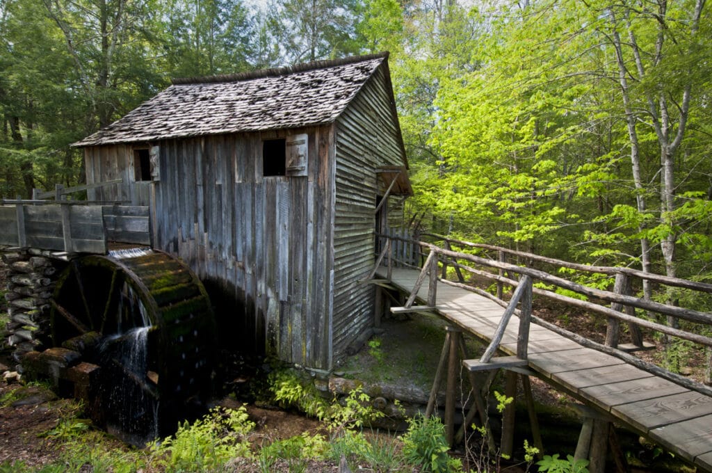 Grist mill in Great Smoky Mountains National Park, Tennessee
