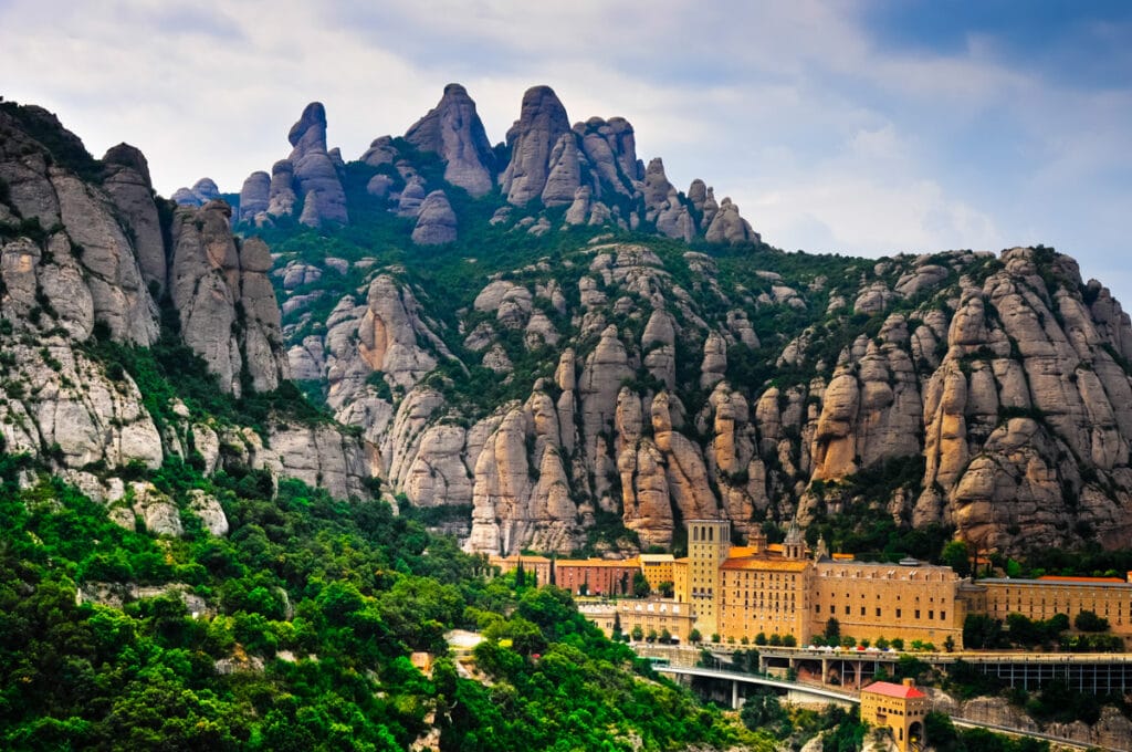 The Montserrat Monastery in Spain