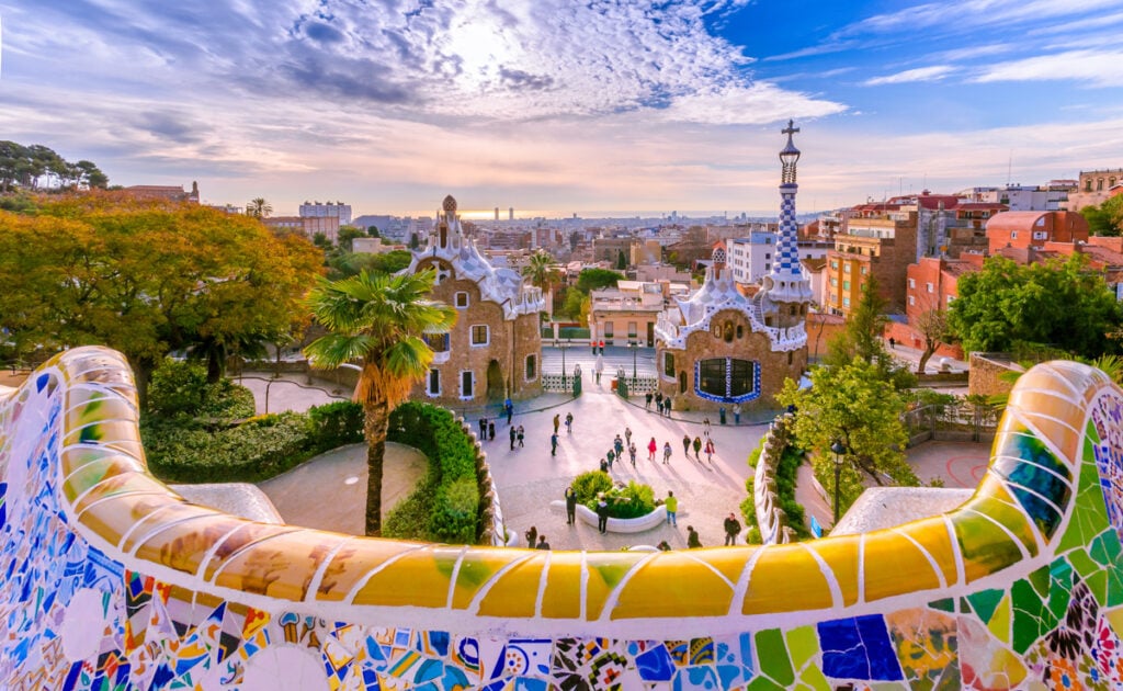 Park Guell in Barcelona. Barcelona is a must on any first-timers' Spain itinerary!