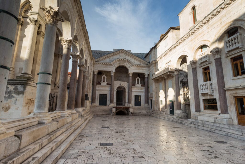 Peristyle, Diocletian's Palace, Split, Croatia