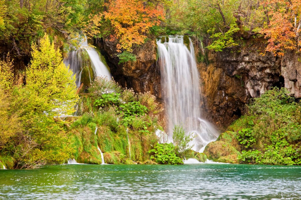 Plitvice Lakes NP in Croatia in autumn