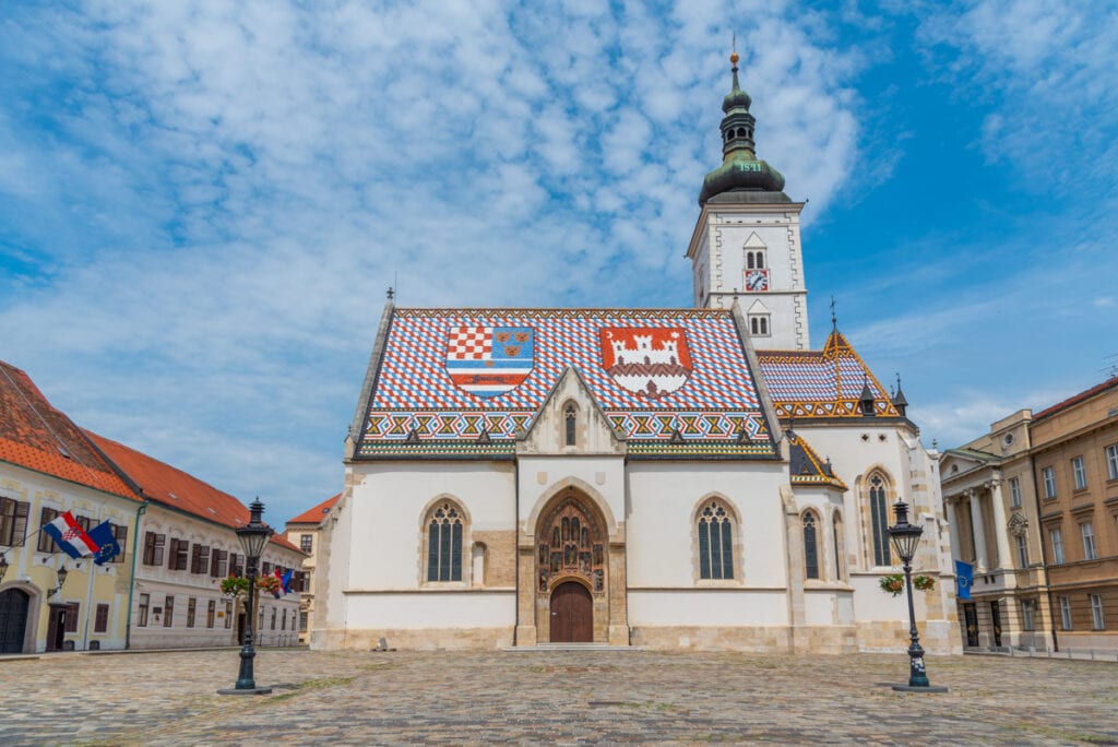 Saint Mark's Church in Upper Town Zagreb, Croatia
