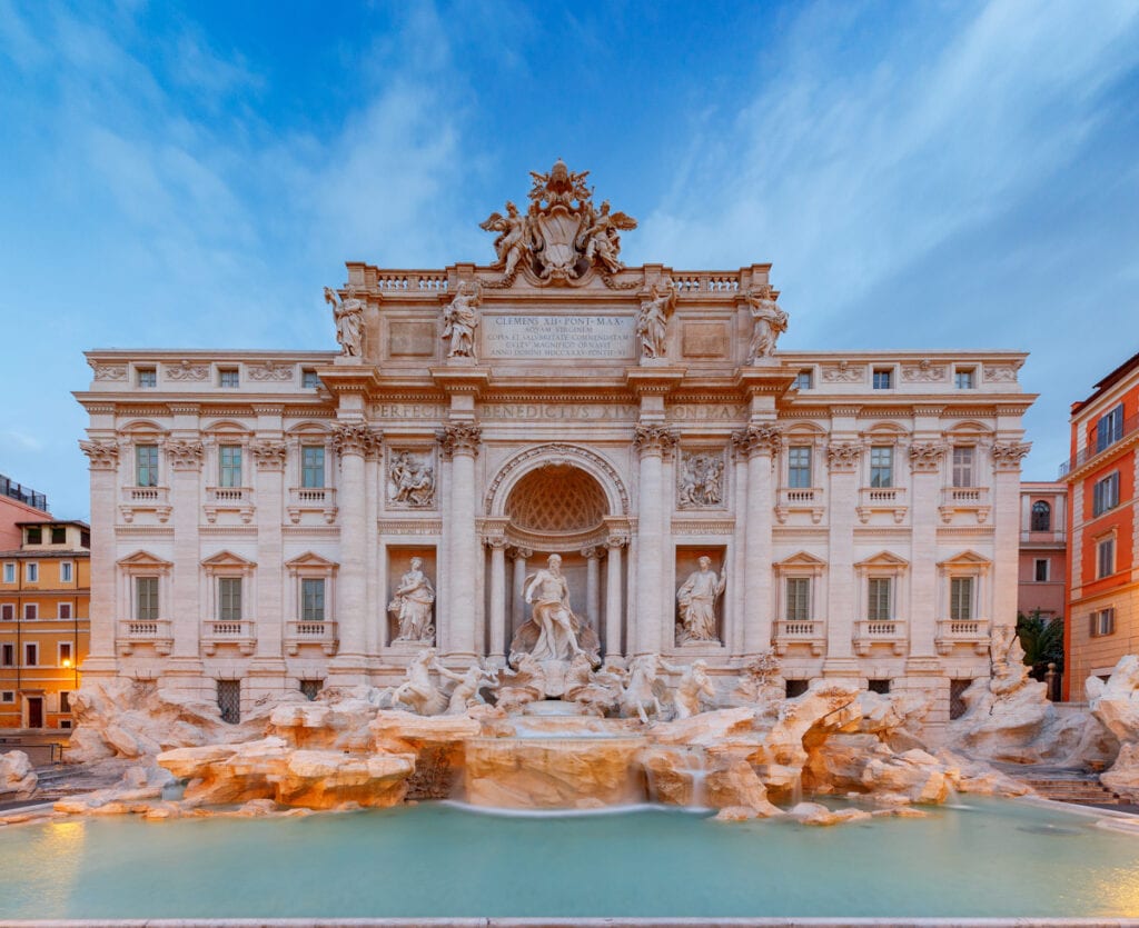 Throw a coin into the Trevi Fountain to ensure your return to Rome!