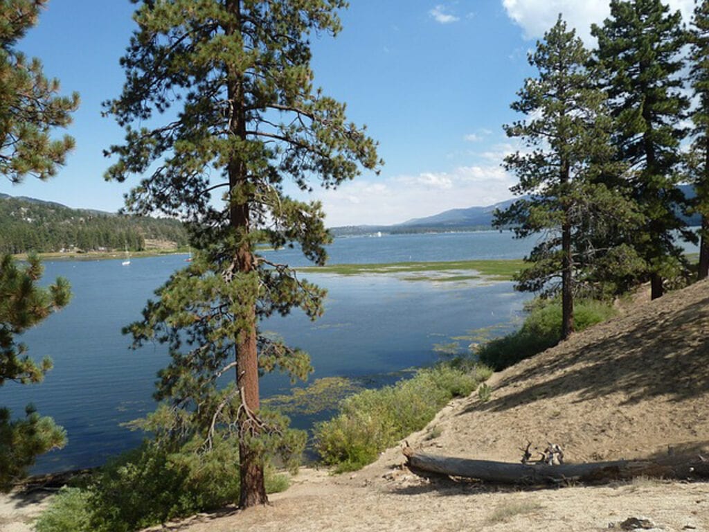 View of Big Bear Lake, California