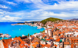 A view of Split, Croatia. Split is a must on your Croatian Coast itinerary!