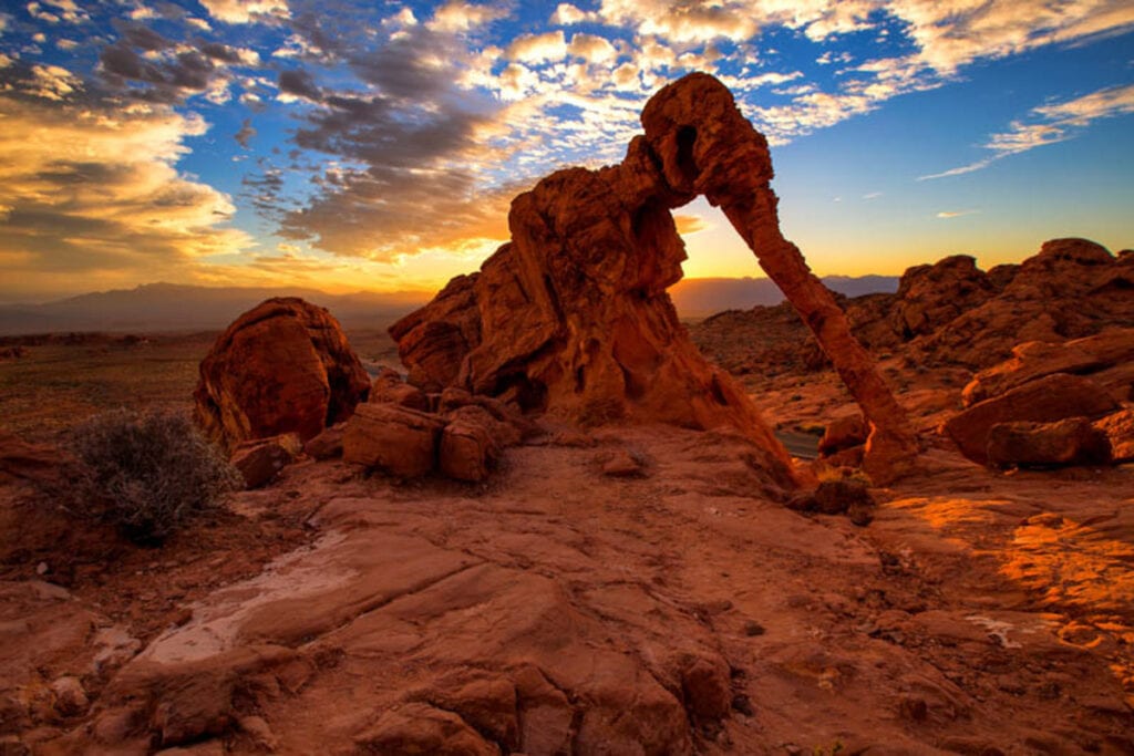 Elephant Rock at Valley of Fire State Park in Nevada
