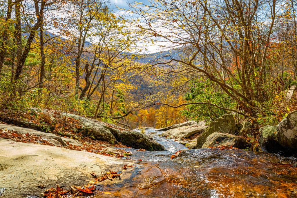 Fallingwater Cascades near Peaks of Otter in Virginia