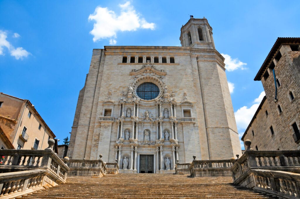 Girona Cathedral in Spain