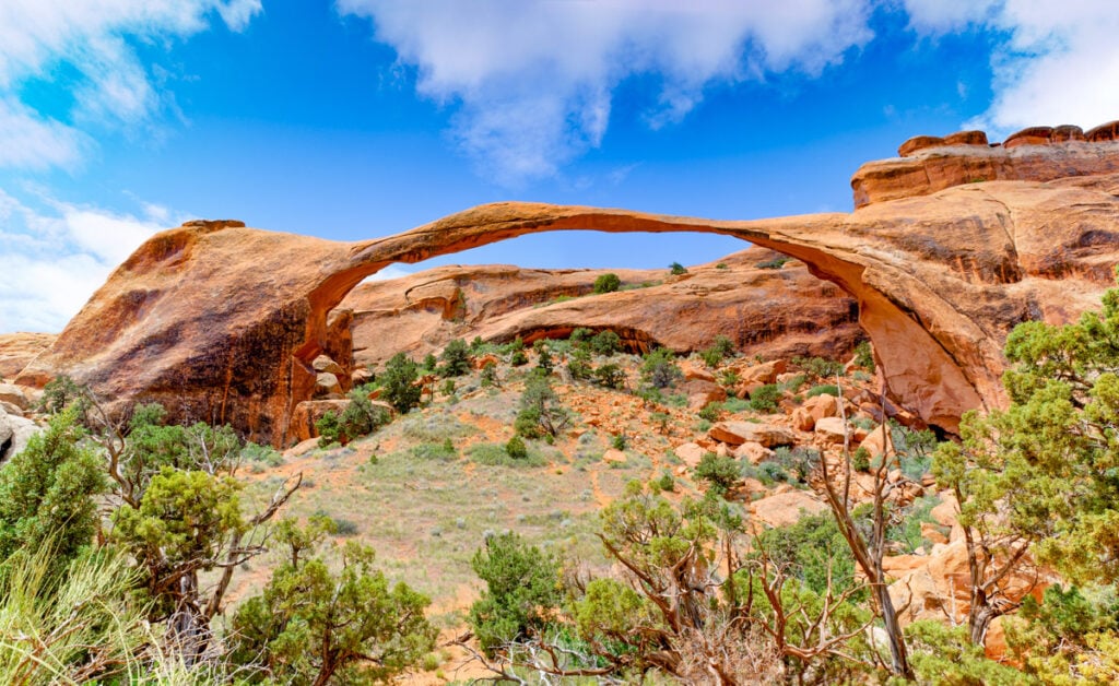 Landscape Arch in Arches National Park, Utah