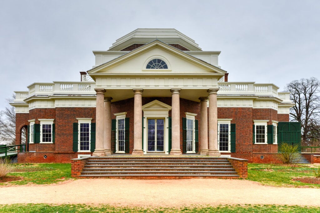 Monticello near Charlottesville, Virginia