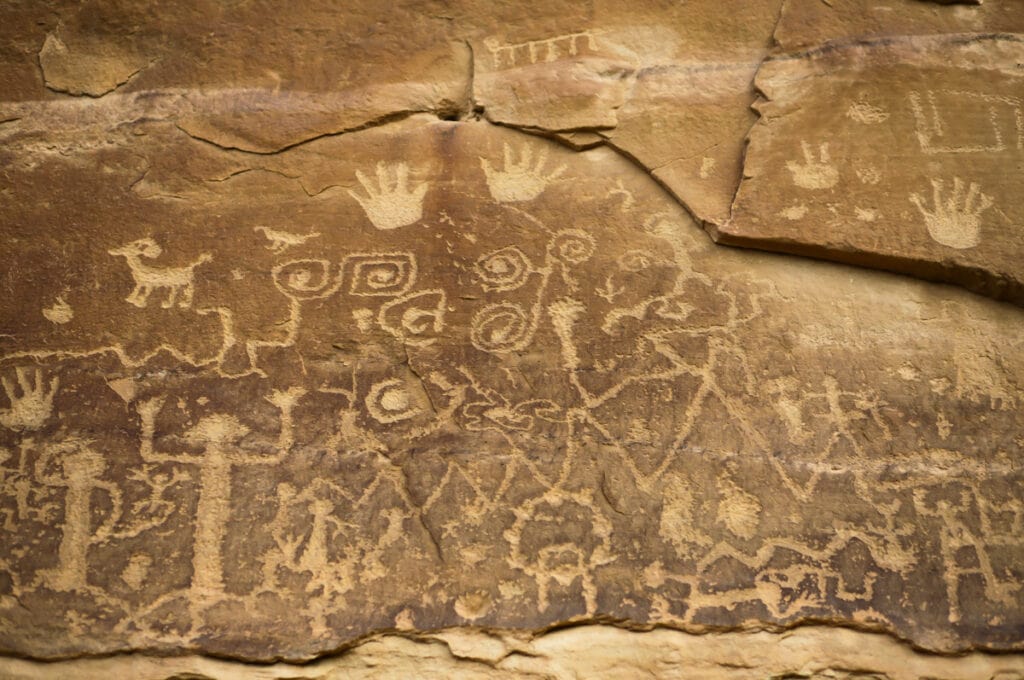 Petroglyphs at Mesa Verde National Park, CO