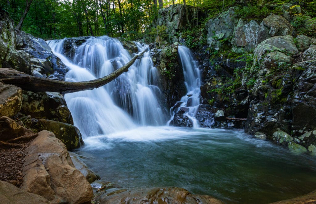 Rose River Falls in Shenandoah National Park, VA