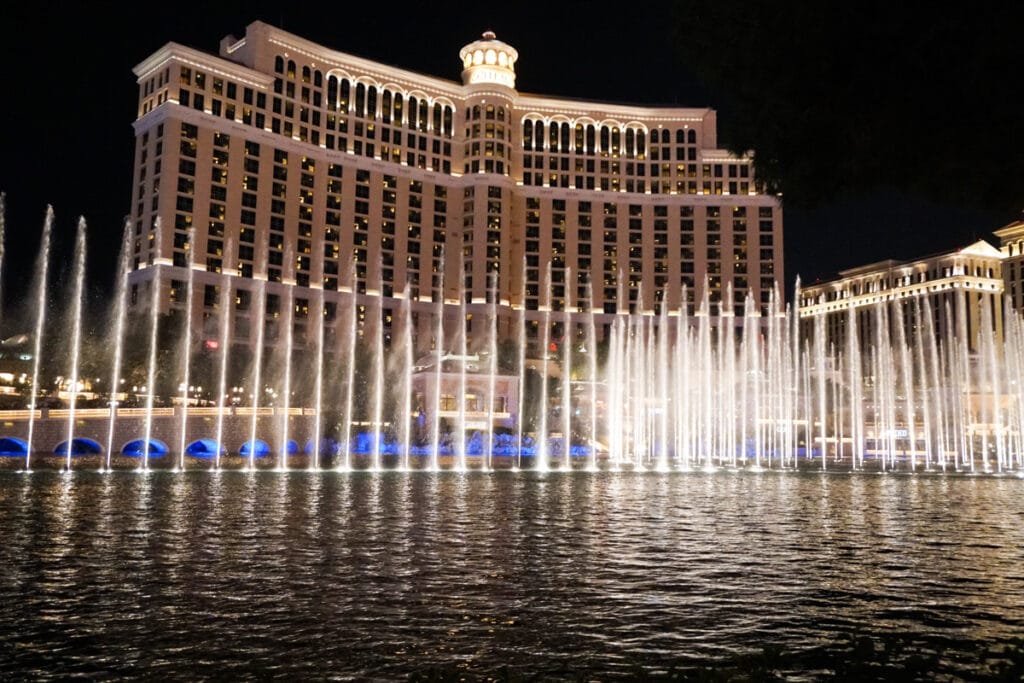 The Fountains of Bellagio in Las Vegas, Nevada