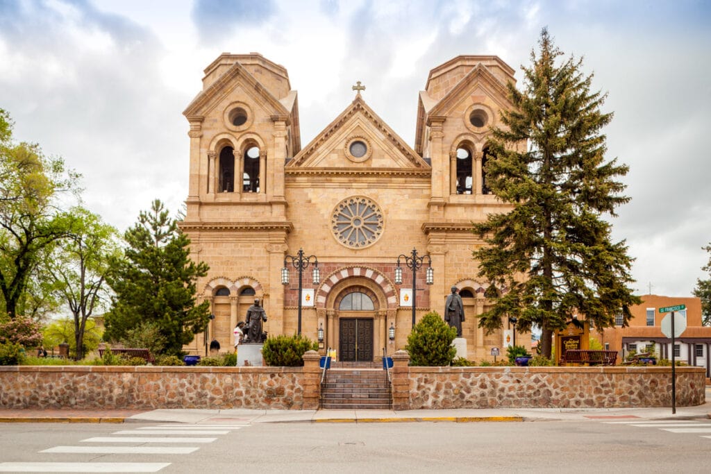 The Cathedral-Basilica of Saint Francis of Assisi in Santa Fe, New Mexico