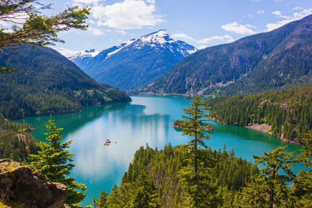 Diablo Lake in North Cascades National Park, Washington