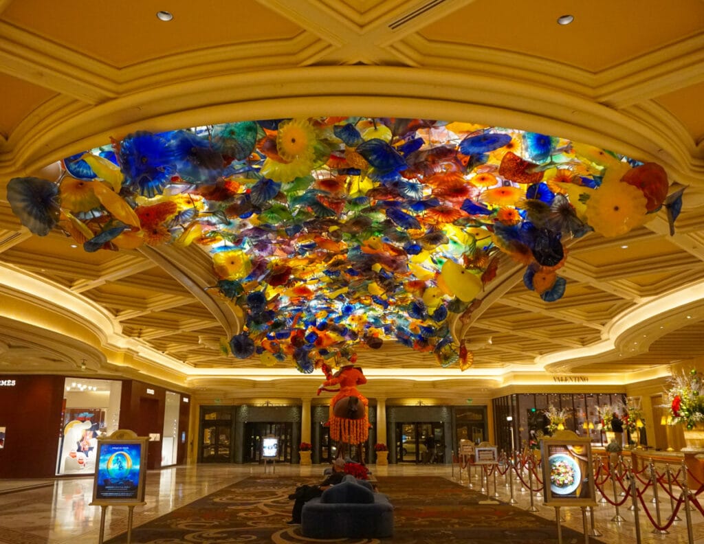 Fiori di Como Sculpture in the Bellagio lobby in Las Vegas, Nevada