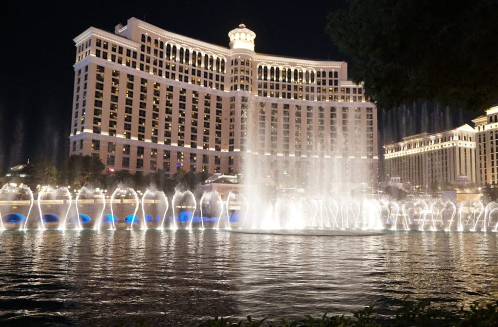The Fountains of Bellagio show is a must-watch in Las Vegas, Nevada